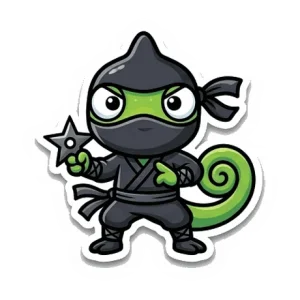 Le caméléon ninja